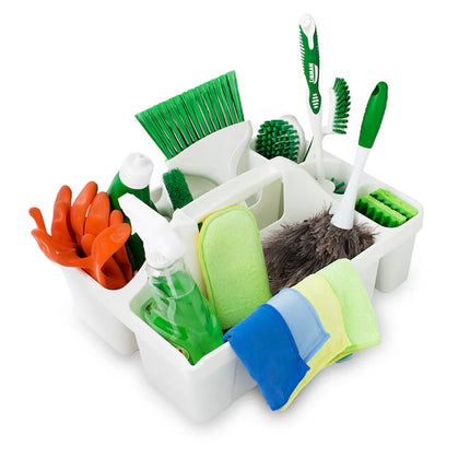 5-Compartment Polypropylene Cleaning Caddy