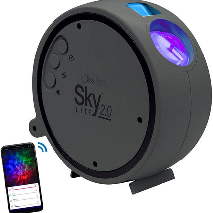 Sky Lite 2.0 - RGB LED Laser Star Projector, Galaxy Lighting, Nebula Lamp (Blue Stars, Smart App)