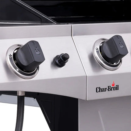 Performance Series Silver 5-Burner Liquid Propane Gas Grill with 1 Side Burner