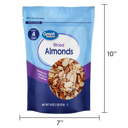 Sliced Almonds, 16 Oz