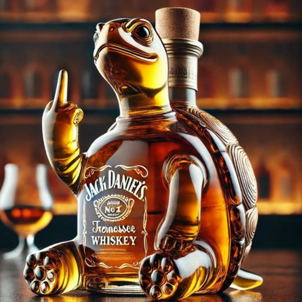 Funny French Whiskey Bottle