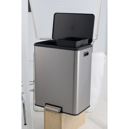 60L Stainless Steel Kitchen Trash Can, 60L