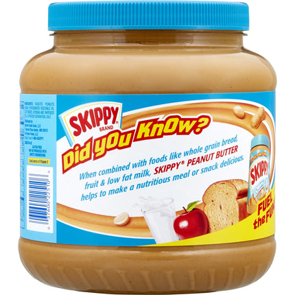 Peanut Butter, Creamy, 7 G Protein per Serving, Shelf-Stable, 80 Oz Plastic Jar