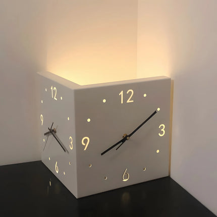 Voice Sensor Backlit Corner Clock