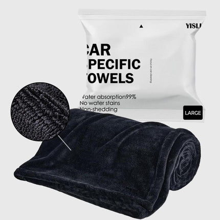 15x15in YISLU Drying Towel  - Super Absorbent Car Drying Towel, Woven With Twisted Microfiber, 1300 GSM High Quality Microfiber 70 30 Mixed Twisted Microfiber