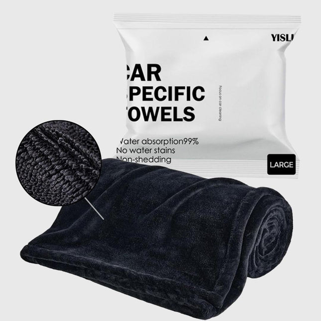 15x15in YISLU Drying Towel  - Super Absorbent Car Drying Towel, Woven With Twisted Microfiber, 1300 GSM High Quality Microfiber 70 30 Mixed Twisted Microfiber