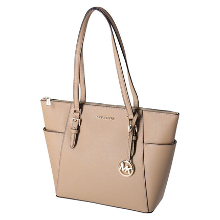 Michael Kors Charlotte Top Zip Tote MK Signature Shoulder Bag