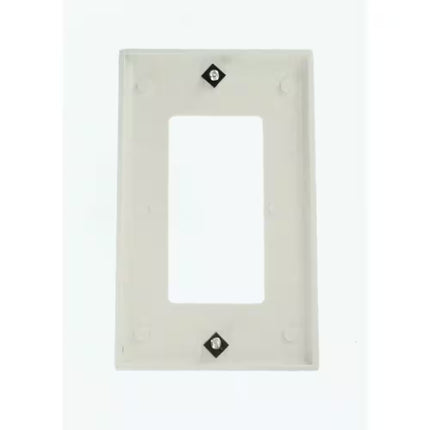 1-Gang White Decora/Rocker Plastic Standard Wall Plate (10-Pack) 80401-WMP