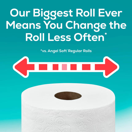 Toilet Paper, 6 Super Mega Rolls, 2-Ply Toilet Tissue