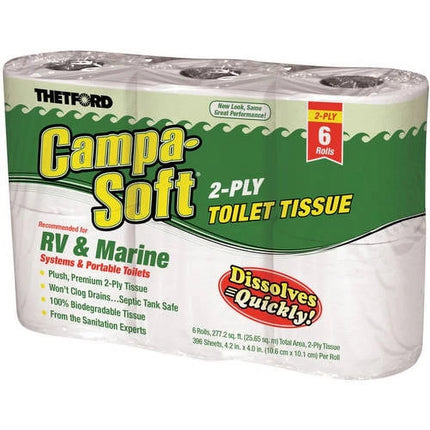 Campa Soft 6 Roles of RV Toilet Tissue