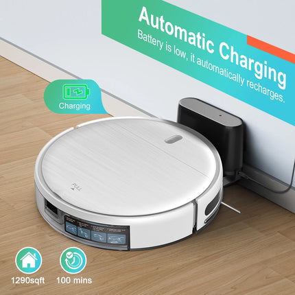 Robot Vacuum Cleaner, 2 in 1 Mop Combo for Pet Hair, Voice Control and Connect Alexa