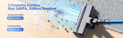 450W 36kPa Powerful Cordless Handheld Vacuum With LED Display, 40-Minute Battery Life, Rechargeable, Suitable For Home Use And Cleaning Pet Hair, Suitable For Hardwood Floors And Carpets