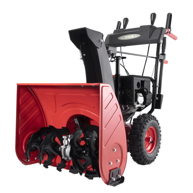 Brand New Gas Snow Blower 24 In. Two-Stage, 120V Electric Start, 212CC Self-Propelled Snow Blower with LED Headlight