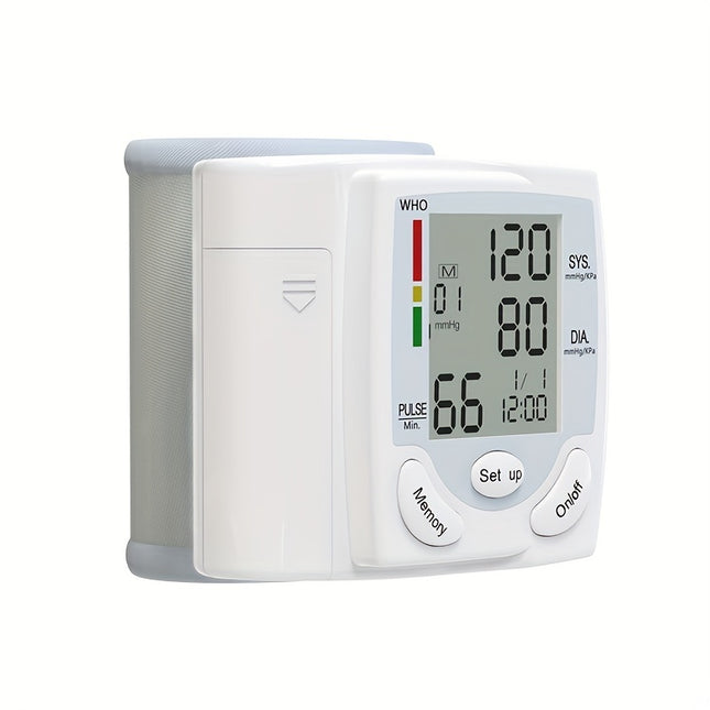 Wrist Electronic Blood Pressure Monitor, BP Sphygmomanometer
