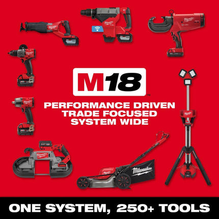 M18 18V Lithium-Ion Brushless Cordless 1 In. Sds-Plus D-Handle Rotary Hammer W/M18 Dual Battery Blower & (2) Batteries