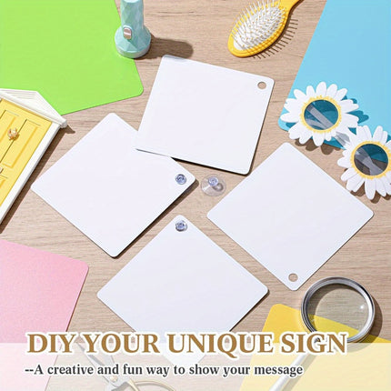 Set Of 10 Blank Signs