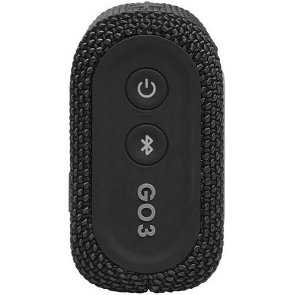 Go 3 Portable Waterproof Bluetooth Speaker, Black