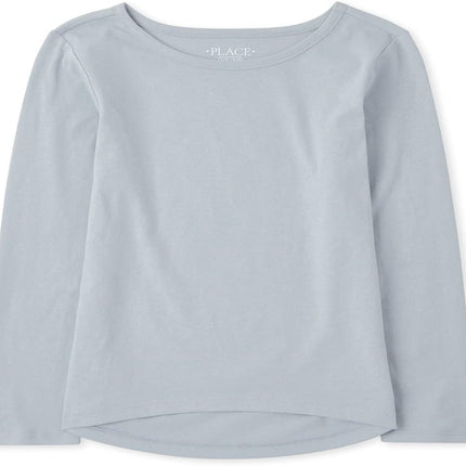 Girls' Long Sleeve Basic Layering Tee