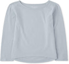 Girls' Long Sleeve Basic Layering Tee