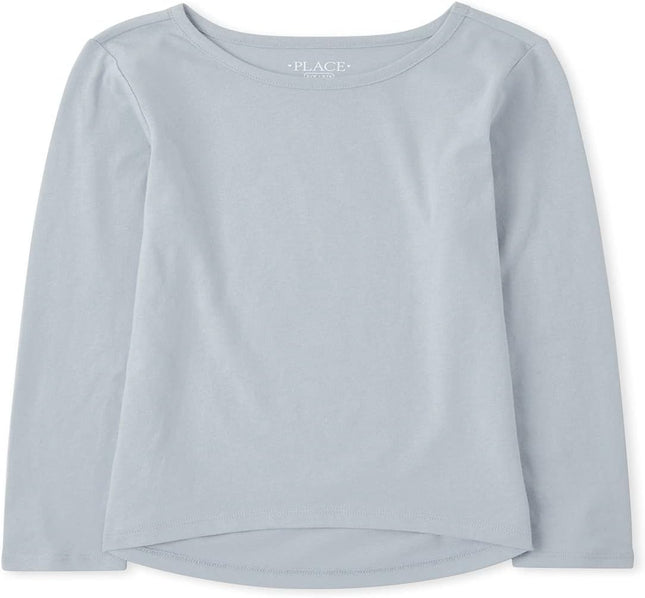 Girls' Long Sleeve Basic Layering Tee