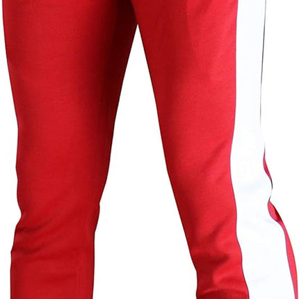 Mens Spandex Fleece Athletic Jogger Fitness Workout Gym Sweatpants