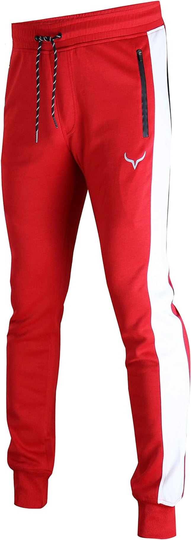 Mens Spandex Fleece Athletic Jogger Fitness Workout Gym Sweatpants