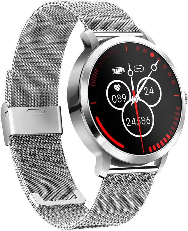 Smart Watch for Women,  Fashion Fitness Watch with Heart Rate Blood Pressure Sleep Tracker Pedometer Multiple Sport Modes, Waterproof, Sport Smartwatch Sync with Google Fit, Ios & Android App