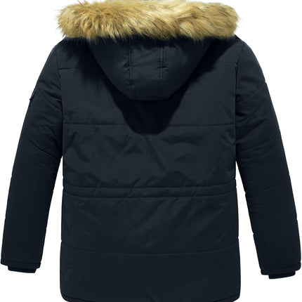 Men'S Big and Tall Winter Warm Heavy Hooded Parka Jacket