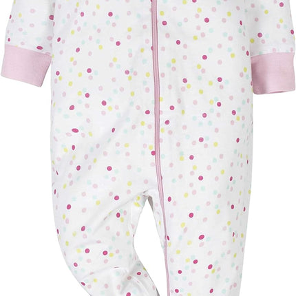 Baby-Girls 4-Pack Sleep 'N Play Footies Multi Pack