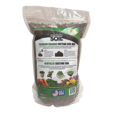 3 Pound Premium Organic Potting Soil Mix Amendment for Plants