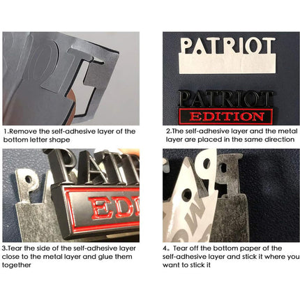 2pcs Deplorable Edition Emblems, Emblem 3D Badge Decal Car Truck SUV,Refrigerator Sticker,Window Display Stickers,Bicycles, Laptops, Fridges