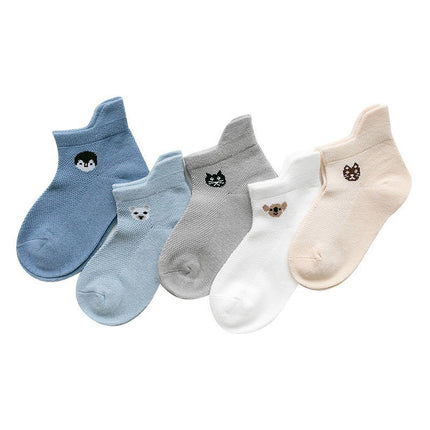 Cotton breathable male and female baby socks