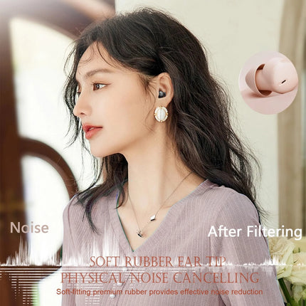 Wireless Invisible Sleep Earbuds Bluetooth Small Ear Buds for Side Sleepers Sleep Bluetooth Earbuds Smallest Tiny Wireless Sleeping Ear Buds for Small Ears Noise Cancelling Earbuds for Sleep