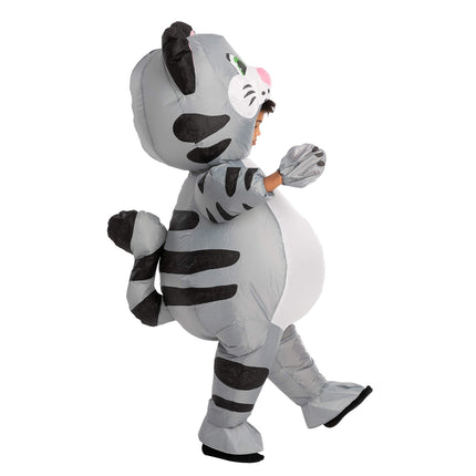 Cat Full Body Inflatable Animal Costume for Child, Unisex Inflatable Costume, Kitty for Halloween Halloween, Kitten Role Play, S