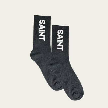 SA1NT Bamboo Crew Socks - 1 Pack - Black