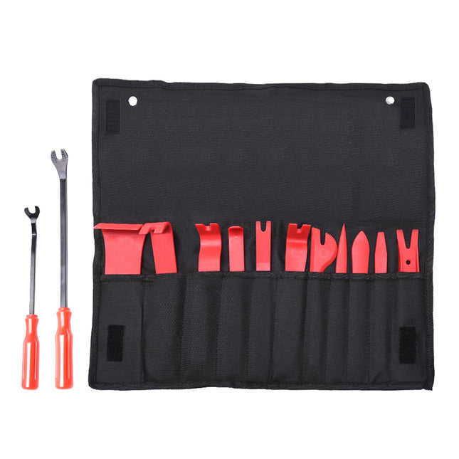 13 Pcs Car Trim Removal Tool Auto Door Panel Clip Dash Plastic Interior Radio Body Open Pry Kit