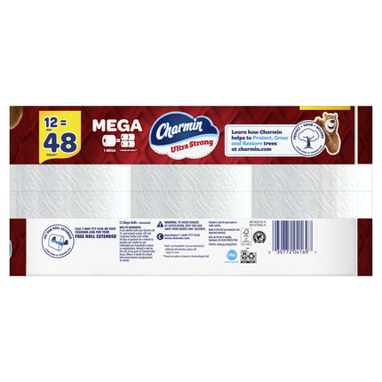 Ultra Strong Toilet Paper, 12 Mega Rolls