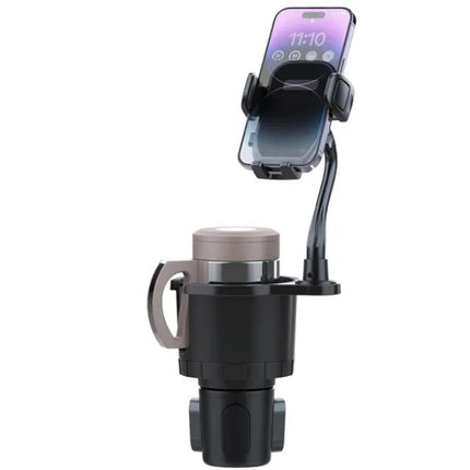 2 In 1 Car Cup Mobile Phone Holder Car Beverage Holder