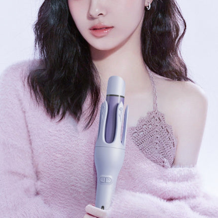 New 2 In 1 Automatic Hair Curler Straightener Negative Ion Electric Ceramic Fast Heating Rotating Magic Curler