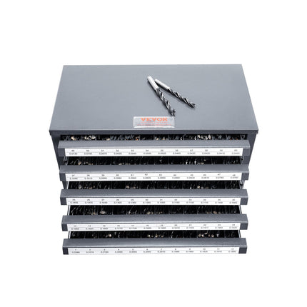 Drill Bit Dispenser Cabinet, Five-Drawer Drill Bit Organizer Cabinet Steel Drill Dispenser Organizer Cabinet With Labels, Stackable Drill Dispenser For Drill Bit Storage