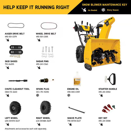 2X 28 In. 272Cc Intellipower Two-Stage Electric Start Gas Snow Blower with Power Steering and Steel Chute