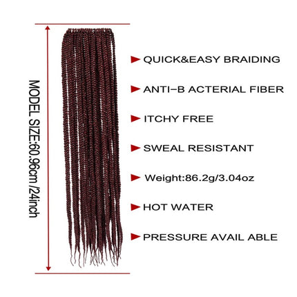 3S THREE STRAND Crochet Hair  Extensions Soft Synthetic Braiding Hair-Only Self Pickup