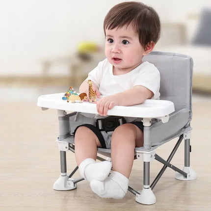 Baby Dining Chair Booster Seat Portable Travel Folding Kids with Feeding Chair Outdoor Beach Seat Baby Furniture Supplies