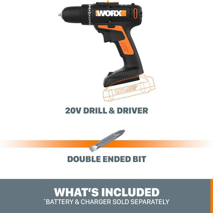 WX101L.9 20V Power Share Cordless Drill & Driver (Tool Only)