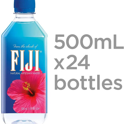 FIJI Natural Artesian Water, 16.9 Fl Oz (24 Bottles)