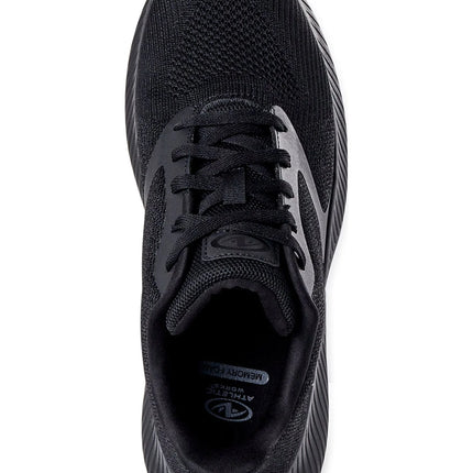 Men'S Running Sneakers, Triple Black, Wide Width