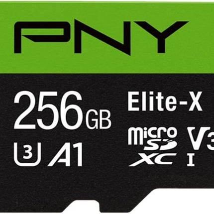 256GB Elite-X Microsdxc UHS-I Memory Card - 100Mb/S, U3, V30, A1, 4K, Full HD, Micro SD