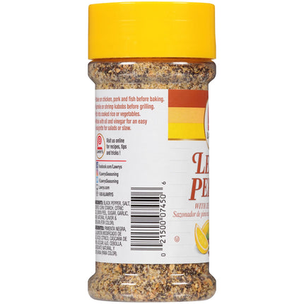 Lemon Pepper Blend, 4.5 Oz Mixed Spices & Seasonings