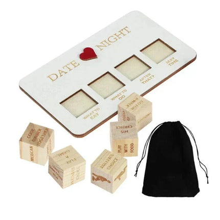 Date Night Dice after Dark Edition Date Night Wooden Dice Game for Couples Fun