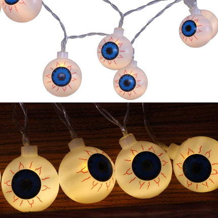 Halloween Eyeball String Lights, Battery Operated String Lights for Halloween Decorations (Eye)